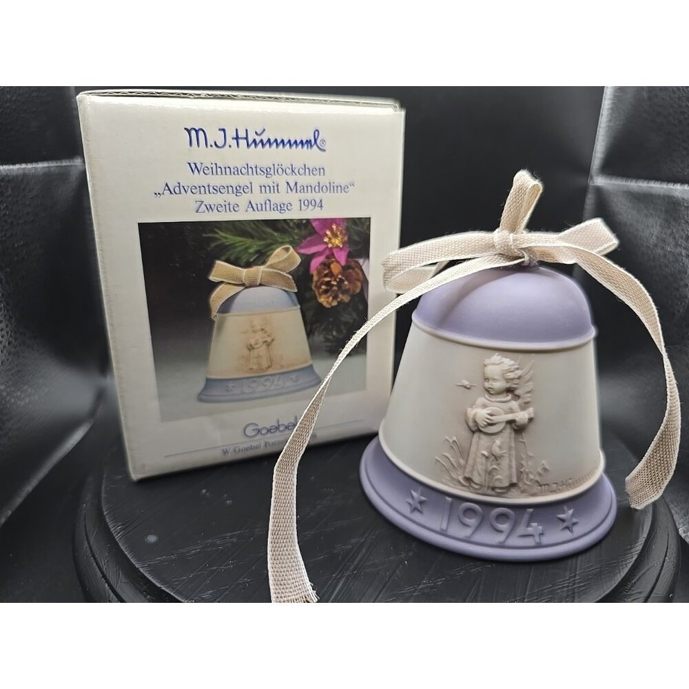 1994 Hummel Goebel Christmas Bell – 2nd Edition, Festival Harmony (Mandolin) Box